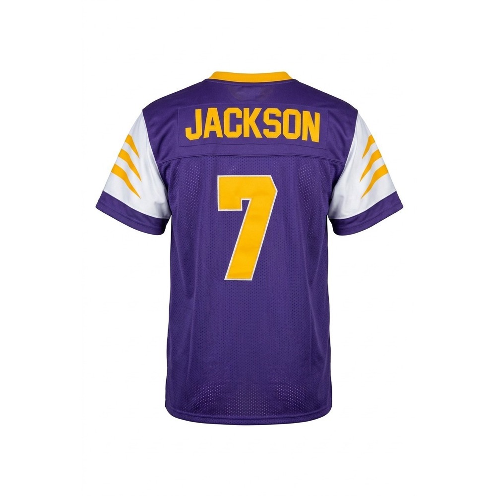Headgear Classics Lamar Jackson Tigers HS Football Jersey Purple White #7 3XL NW